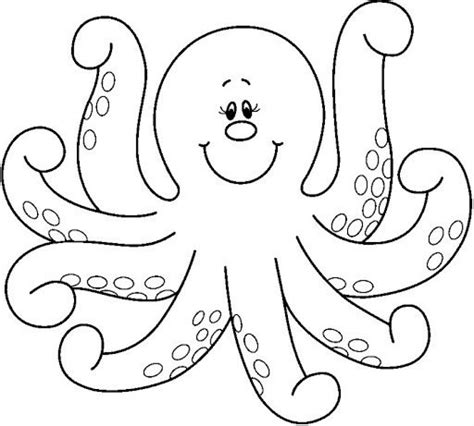 octopus coloring page printable  getdrawings