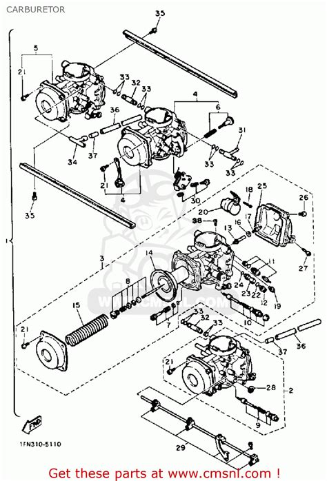 yamaha grizzly  carburetor diagram  cantik