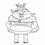 Trolls Bridget Dinkles sketch template