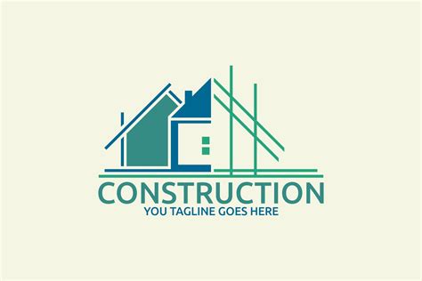 construction logo branding logo templates creative market