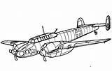 Coloring Pages Military Airplane sketch template