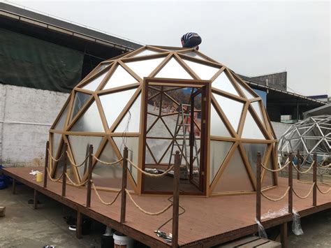 cheap geodesic dome kit  sale mm glass dome house  glamping  hotel  leisure home
