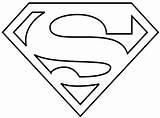 Logo Superman Supergirl Super Coloring Template Symbol Para Colorear Escudo Pages Girl Outline Logos Stencil Superhero Shield Batman Monochrome Jpeg sketch template