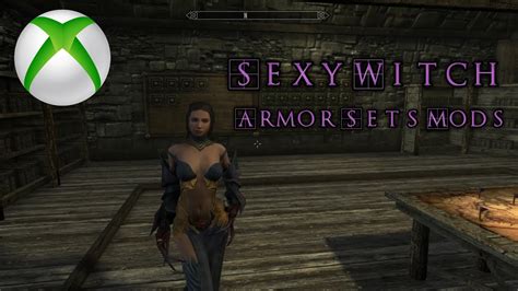 Skyrim Se Sexy Witch Armor Sets Mod Hidden In Wip Down Youtube