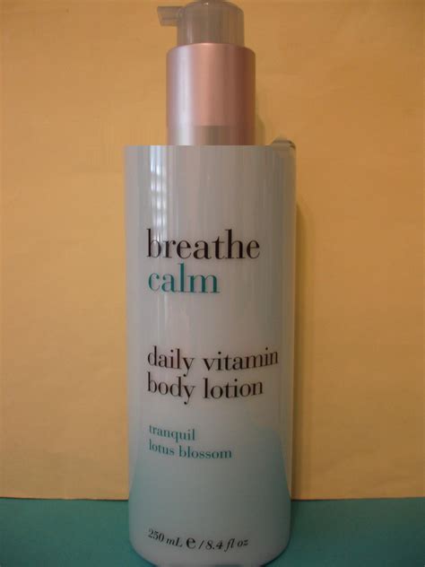 Bath And Body Works Breathe Calm Tranquil Lotus Blossom Lotion Large Full