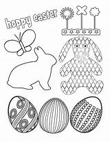 Easter Coloring Pages Kids Printables Printable Partysimplicity Worksheets Preschool Use Kindergarten sketch template