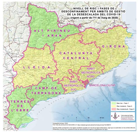 la udl mapa la proposta de desconfinament de catalunya lleidacom