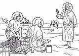 Colorat Andrei Sfantul Fishermen Planse Disciples Calling Lh4 Petru Bibel Easter Universdecopil Vbs Confession Catequesis Disciple sketch template