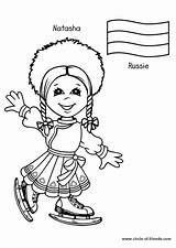 Russie Russische Kleurplaat Rusland Russia Kleurplaten Russisch Malvorlage Wereld Flevoland Fahne Russischer Natascha Vlag Coloriages Matriochkas Poppetjes Puppen Russland Hugolescargot sketch template