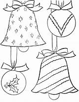 Christmas Coloring Ornaments Pages Printable Vintage Decoration Crafts Drawing Puzzle sketch template