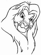 Kids Coloring Pages Freely Simba sketch template