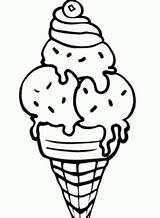 Ice Cream Coloring Pages Printable Kids Food Drawing Sundae Helados Summer Beautiful Colouring Sheets Print Cupcake Drawings Cute Clipartmag Easy sketch template