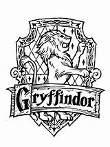Gryffindor Symbol sketch template