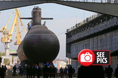 russia s new submarine pictured as putin boasts it will be invisible