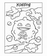 Coloring Pokemon Pages Rocket Team Rocks Line Library Clipart Pokémon Popular Koffing sketch template
