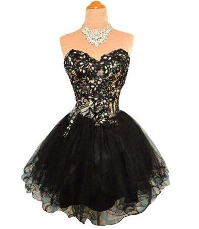 poofy  puffy unique  cute gold  black short puffy formal prom dresses  teens puffy