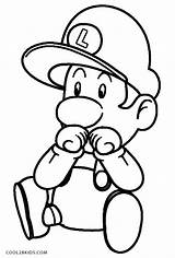 Luigi Coloring Mario Pages Baby Drawing Princess Mansion Printable Cool2bkids Super Outline Kids Daisy Print Frog Bros Peach Paper Colouring sketch template