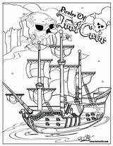 Pirate Coloring Ship Pages Pirates Sunken Color Printable Drawing Halloween Pittsburgh Sheets Boat Print Drawings Clipart Paintingvalley Library Visit Click sketch template
