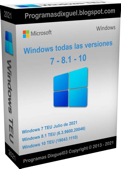programas dixguel windows teu julio de 2021 7 8 1 10