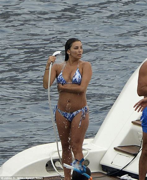 eva longoria flaunts her sizzling curves on yacht daily mail online