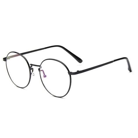 new hipster vintage metal round glasses frame super thin wild match