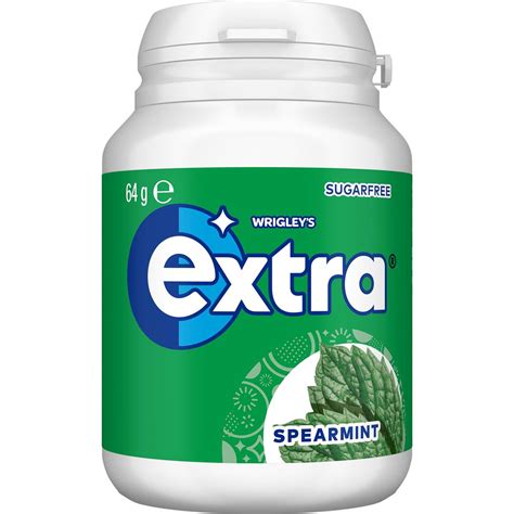 extra spearmint sugar  chewing gum bottle  woolworths