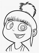 Coloring Pages Despicable Agnes Print Kids Printable Minions Minion Fun Colouring Disney Popular sketch template
