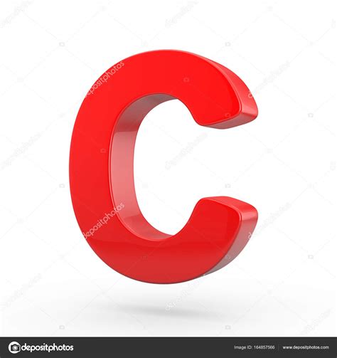uppercase red letter  stock photo  whitebarbie