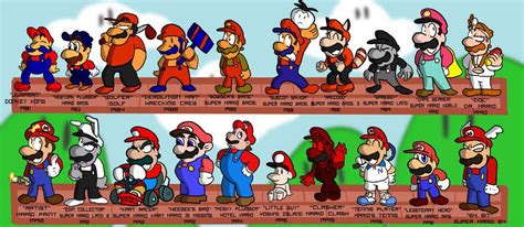 Mario Through Time Game Character Video Game Characters