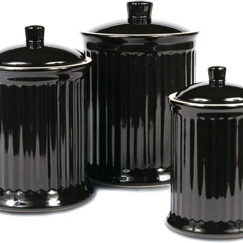 black canister sets  kitchen ceramic kitchen canisters kitchen