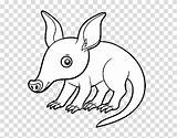 Aardvark Anteater Hiclipart sketch template
