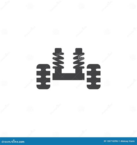 car suspension vector icon stock vector illustration  icon