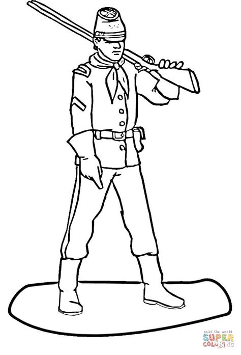 soldier coloring page  printable coloring pages