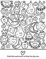 Coloring Fruit Pages Printable Smiling Color Colouring Kids Happy Xo Lp Cute Summer Choose Board Break Print Visit Food Animal sketch template