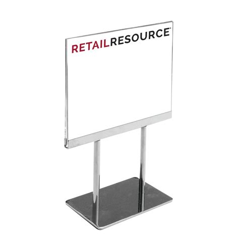 pedestal sign holder horizontal