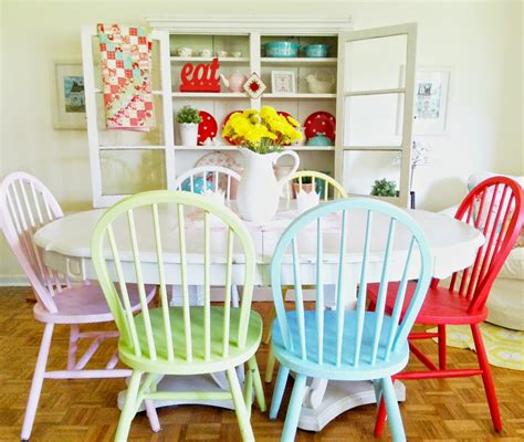 hopscotch lane colorful dining room chairs
