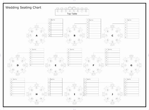 printable wedding seating chart template printable templates