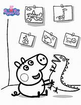 Pig Peppa Coloring Pages Colouring Coloringpagesabc Printable Matthew July Posted sketch template