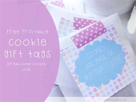 printable cookie gift tags cookie gifts gift tags diy gifts