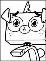 Coloring Unikitty Printable Pages Choose Board sketch template