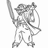Yoda Rancor Wicket Twi sketch template