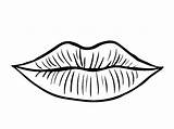 Lips Labios Pages Besos Caricatura Levres Imagui Sheets Coloriage Raskrasil Cores Bicos Fuzzy Beso Rouge Oreja Desde sketch template