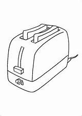 Toaster sketch template