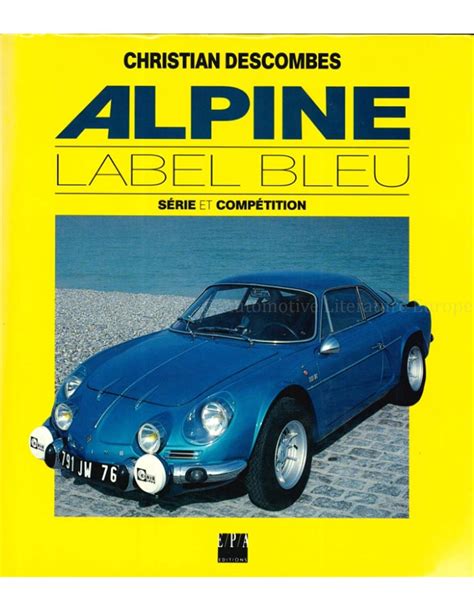 alpine label bleu serie  competition