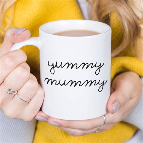 yummy mummy ceramic mug by ellie ellie