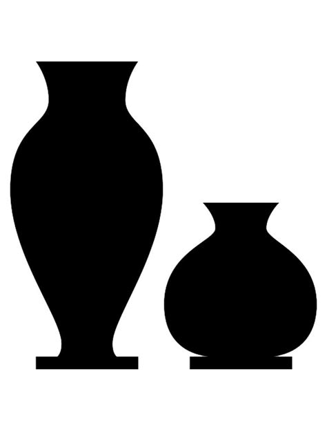 printable vase stencils  templates