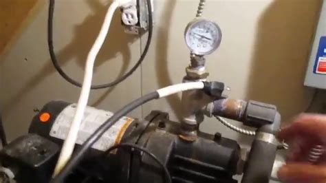 jet pump pressure switch works youtube
