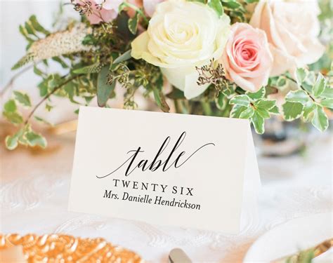 wedding place cards printable  printable wedding