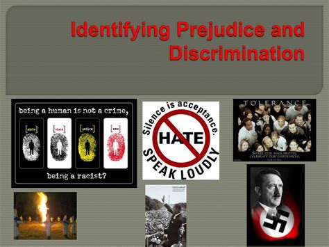 Ppt Identifying Prejudice And Discrimination Powerpoint Presentation