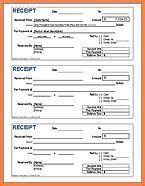 printable cash receipt return receipt form  receipt